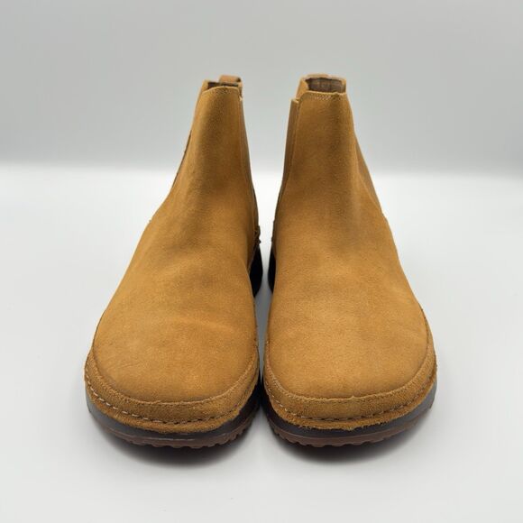 Chaco Paonia Chelsea Boots Caramel Brown Suede Upper Waterproof Women's 8 - Picture 3 of 10